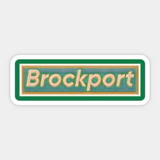 Brockport Sticker